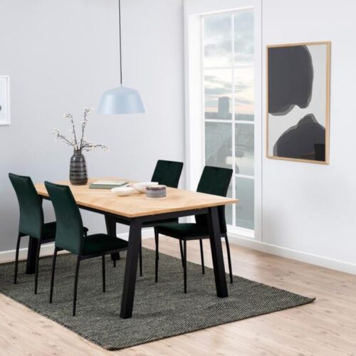 Demina Spisebordsstol Mørkegrøn Actona