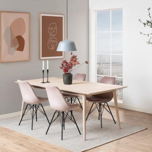 Eris Spisebordsstol Dusty Rose Actona