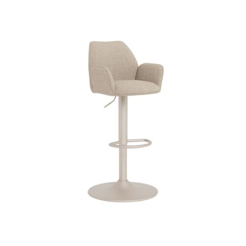 Glenda Barstol Beige Stof Drejefunktion Fodstøtte