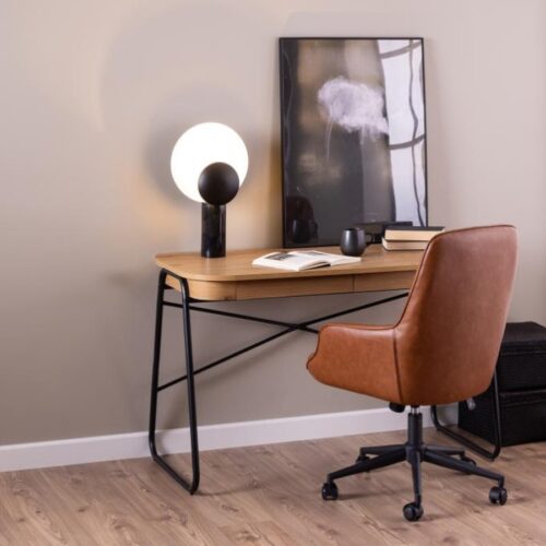 Blueton Skrivebord Mat Vild Eg Stel