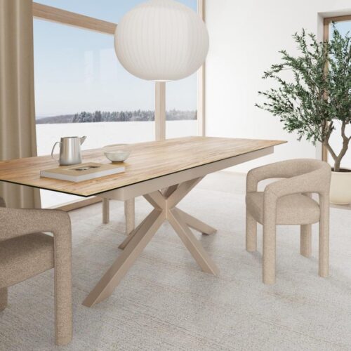 Heaven Spisebord Vild Eg Keramik Glas
