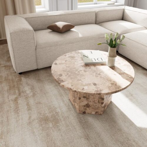 Naxos Sofabord Latte Marmor Actona Cm