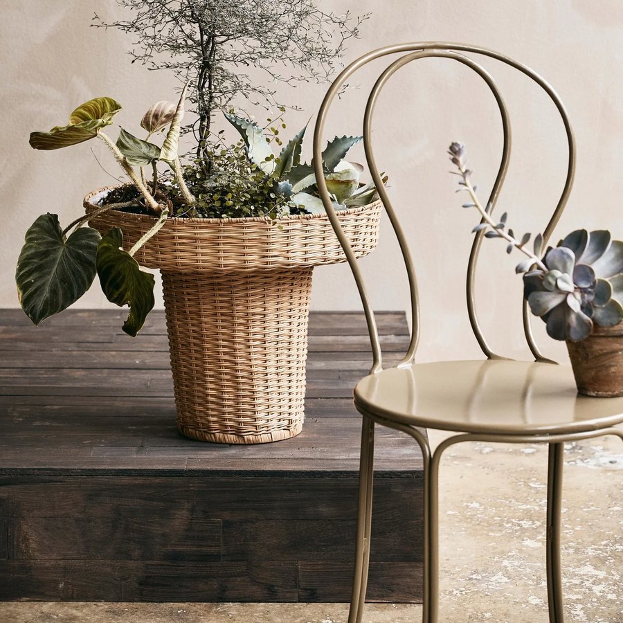 OLIVO Havestol i Grøn Metal fra Nordal | Ø40x92,5 cm hos uniquebeds, home & living - Billede 2