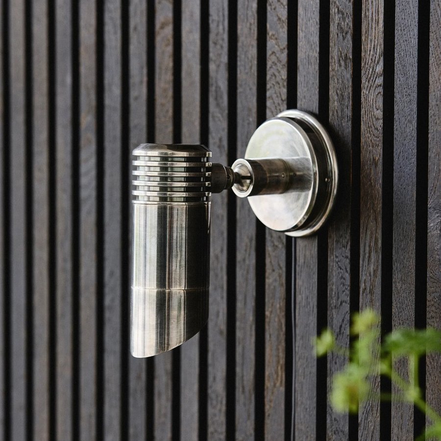 BRAGI Udendørs Væglampe/Spotlys i Metal med Krom Finish fra Nordal | Udendørs | Krom hos uniquebeds, home & living - Billede 2