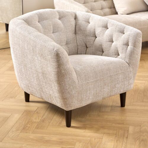 Ria Personers Beige Juto Stof Indsyninger