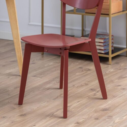 Roxby Spisebordsstol Terracotta Mdf Stel Terracotta