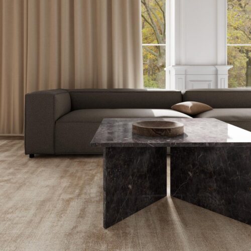 Vega Sofabord Brun Marron Marmor Actona