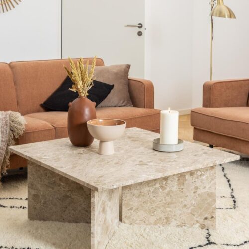 Vega Sofabord Latte Marmor Actona Bdh