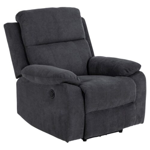 Mora Recliner Mørkegrå Stof Motoriseret Recline