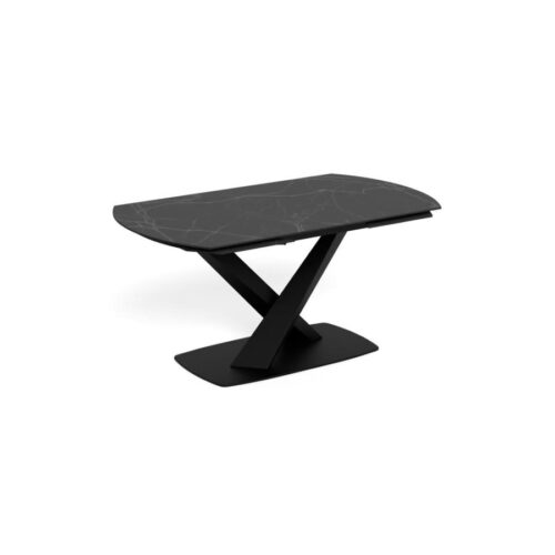 Morella Spisebord Mat Sort Perla Keramik