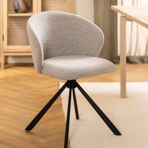 Pippa Spisebordsstol Beige Stof Felt Syning