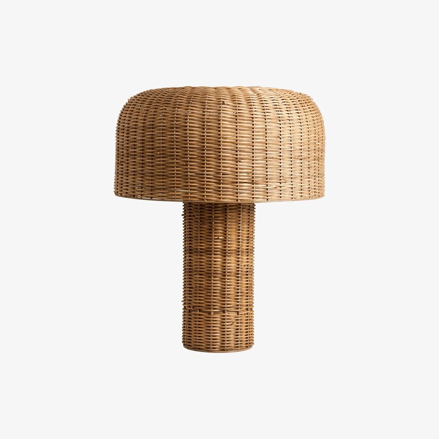 ATUM Bordlampe i Flettet Sukkerrør fra Nordal | Ø40x50 cm | Natur hos uniquebeds, home & living - Billede 1