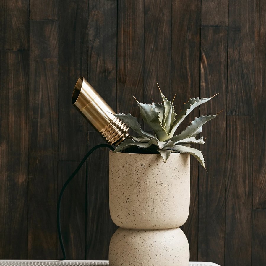 BRAGI Udendørs Lampe med Spyd i 100% Messing fra Nordal | Ø6x20 cm | Guld hos uniquebeds, home & living - Billede 2