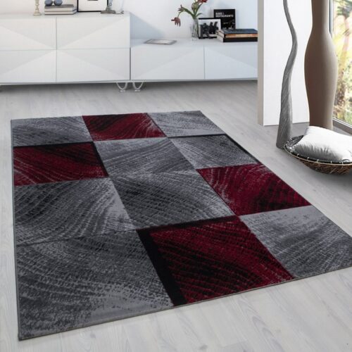Henry Gulvtæppe i Rød Polypropylen fra Rugs by Uniquebeds, Home & Living | LxB 80x150 cm - Billede 1