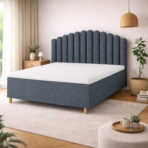 Luxury Diamant 51cm Full Cover Kontinentalseng med 7 zoners Pocketfjedre + Pocket Bund med Naturlatex på Begge Sider & 7cm Naturlatex eller Memoryskums Topmadras fra Nature | Flere Farver & 3 Fastheder - Billede 2